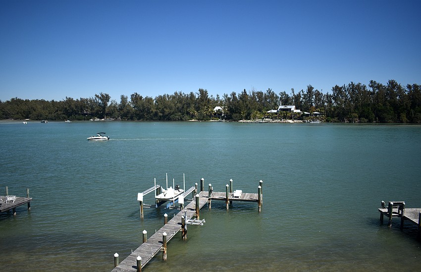 The Gerich home looks on to Jewfish Key.