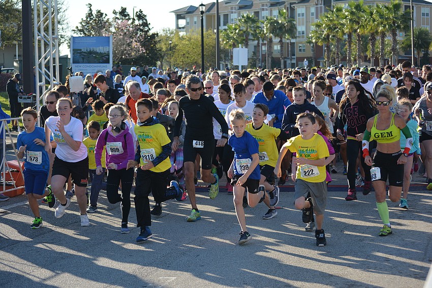 Then it's off to the races ...