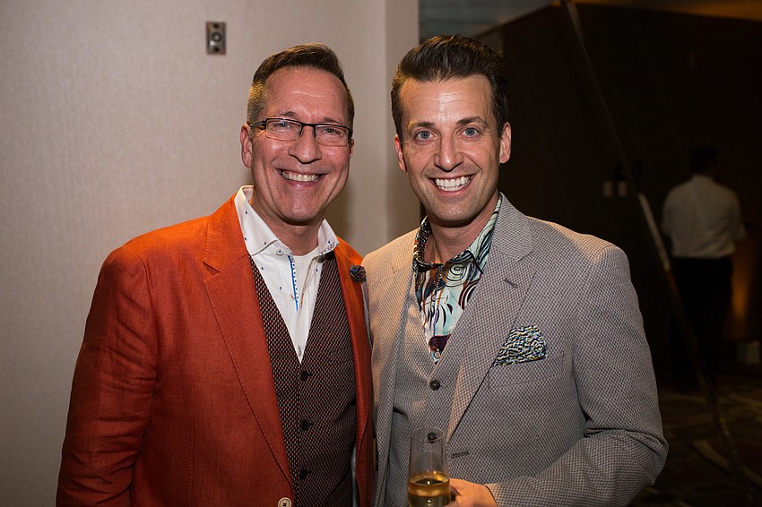 Jerry Rivera and event host, Joey Panek.