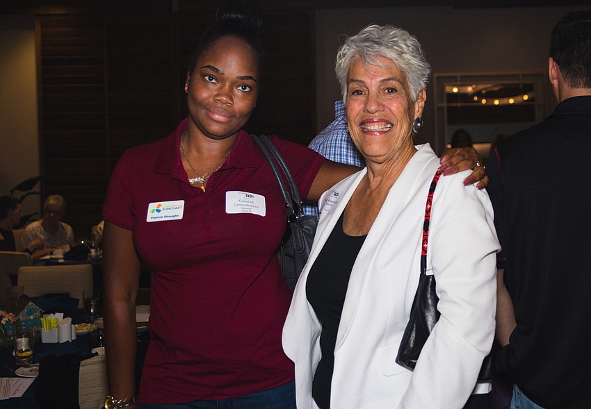 Patricia Straughn with Project 180 volunteer Judy Rosemarin