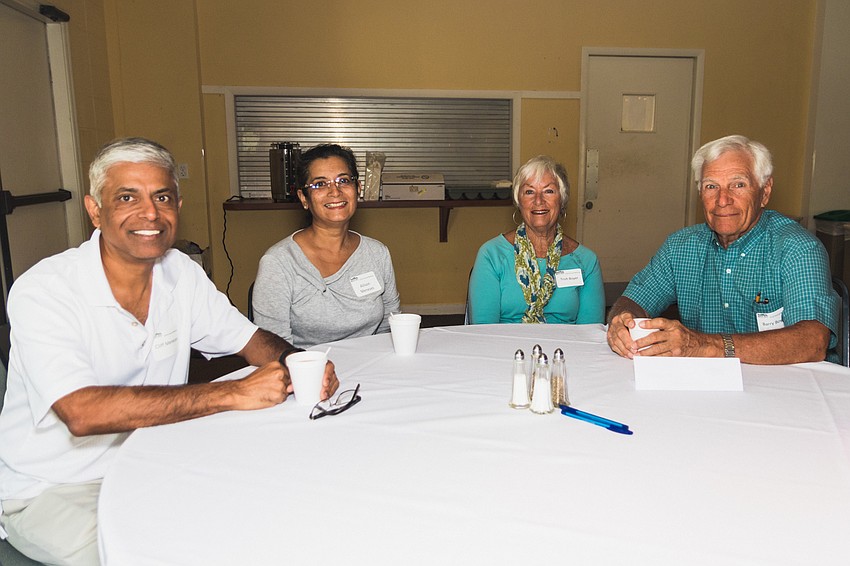 Cliff and Allison Menezes with Trish and Barry Boyer