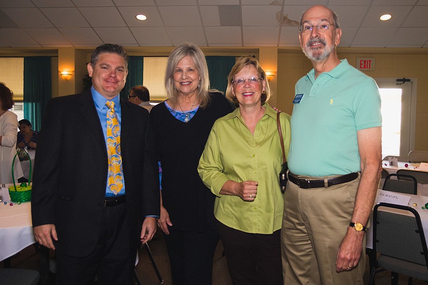 Sarasota County Administrator Jonathan Lewis, Catherine Luckner, Nancy Maio and Greg Kusekoski
