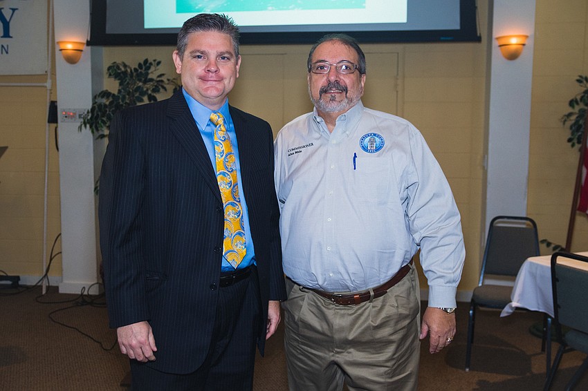 Sarasota County Commissioner Alan Maio and Sarasota County Administrator Jonathan Lewis were the speakers of the annual meeting.