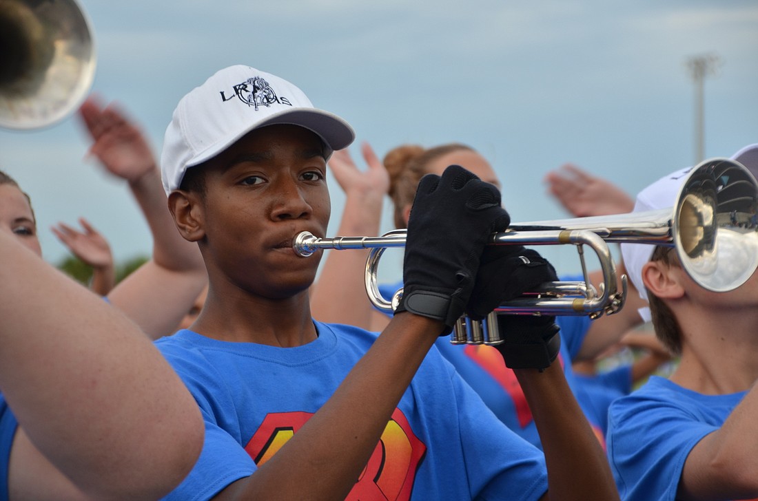 Dashwood Payen performed in the marching band at Lakewood Ranch High School. Courtesy image.