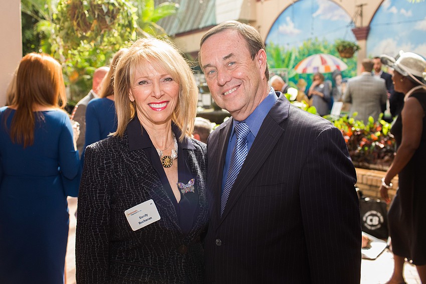 Honorary Co-Chairwoman Sandy Buchanan and Executive Director of Easterseals Tom Waters