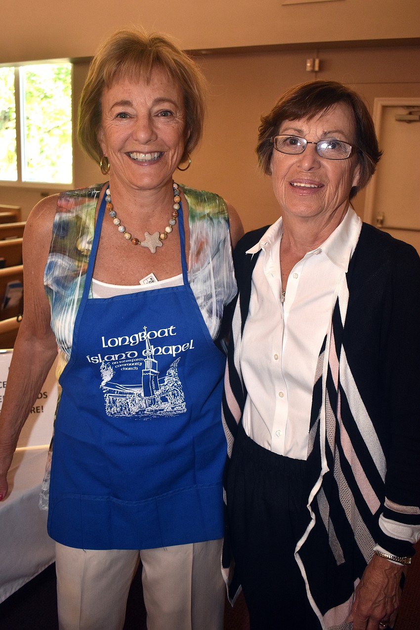 Event chairwoman Donna Dolan and Betty Rahm