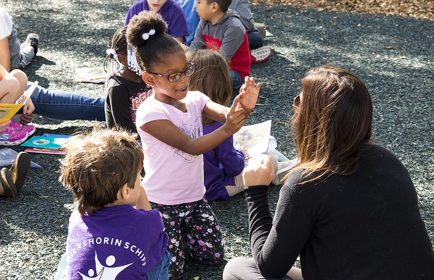 Eileen Levin and Daniel Fine talk about the book they read with a preschooler from Children First.