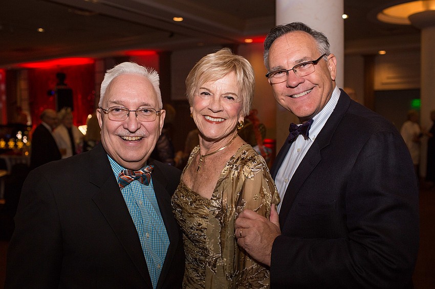 John Alan Fischer, Lee Dougherty Ross and Artistic Director Joseph Holt