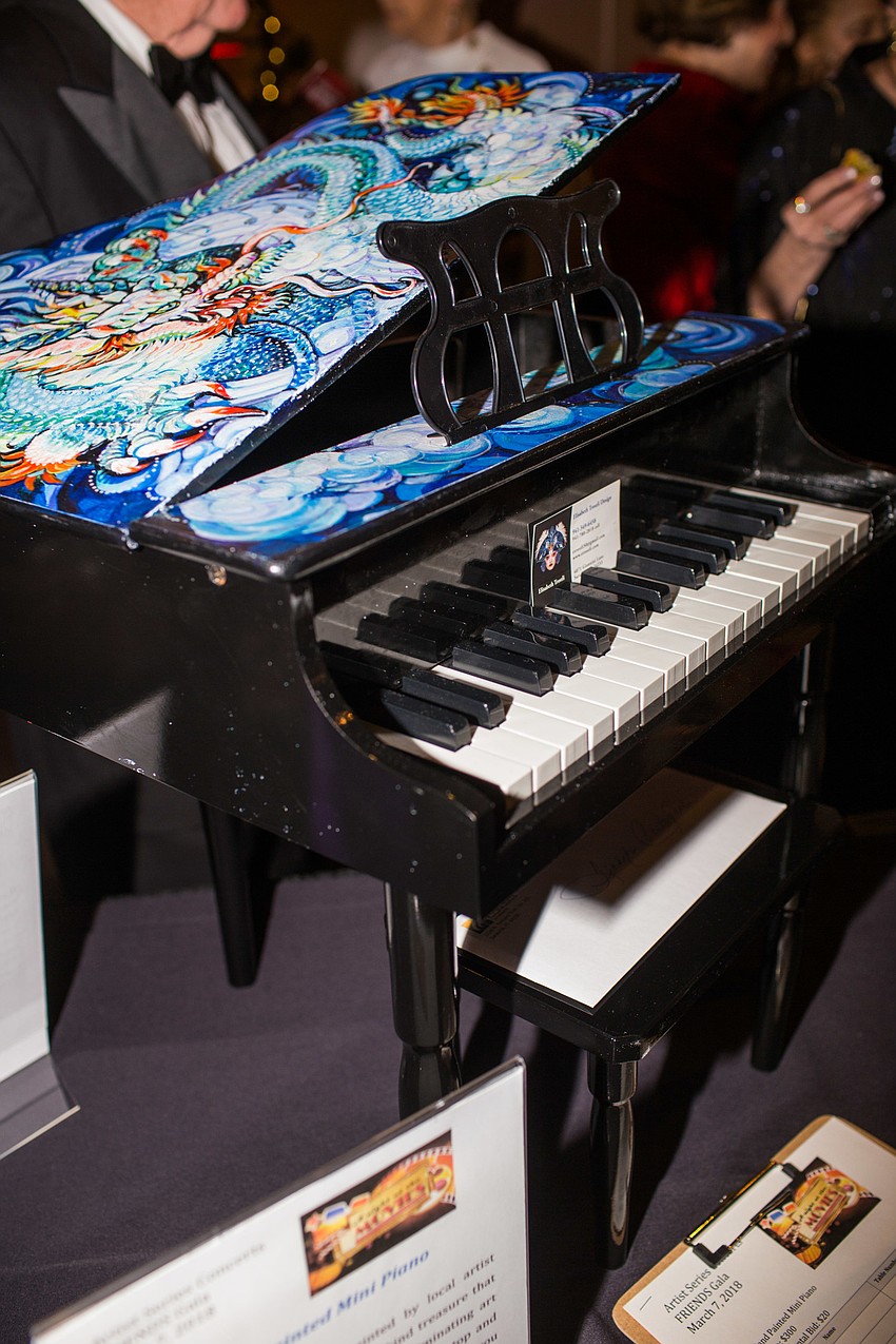 Many items were available in the silent auction, including 11 themed baskets.