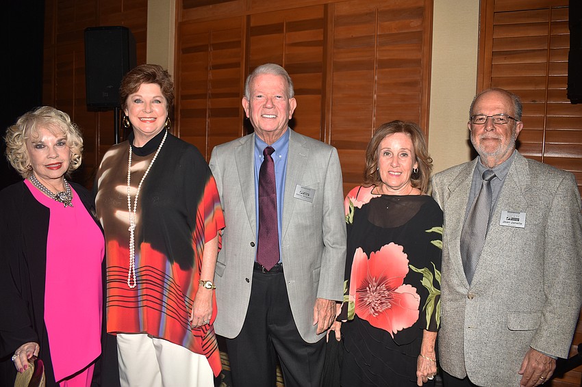 Marcia Wharton, Marge Barpal, Garry Wharton and Cindy and Jean Janelle