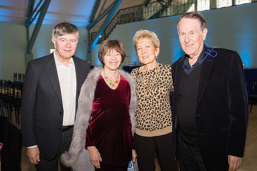 Andrew and Judith Kasriel with Joan and Brian Wides
