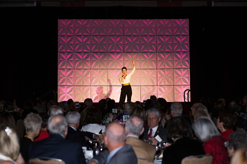 Sarah Glendening dedicated her performance to her two daughters.