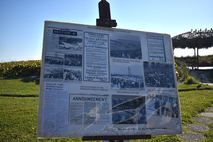 Along with a slideshow, old newspaper clippings and Whitney Beach announcements were placed around the conservancy for the celebration.