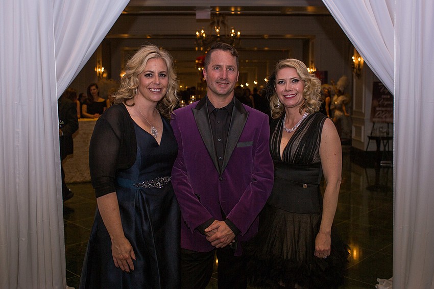 Co-Chairs Stacy White with Tony and Courtney Bonacuse