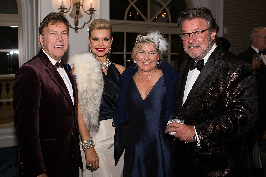 Steve and Inna Synder with Tammy and Richard Karp