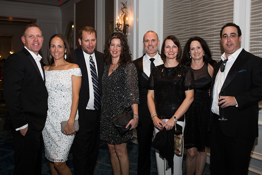 Dave and Magalie Szabo, Rich and Katey Abernathy, Red and Jennifer Yturraude and Justine and Adam Amdur