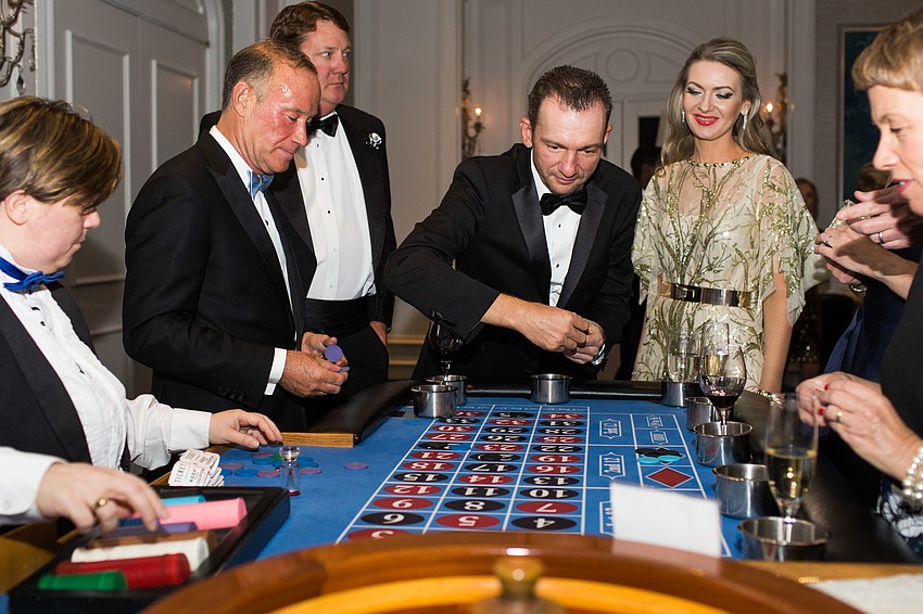 Ales and Lenka Graf try their luck at roulette.