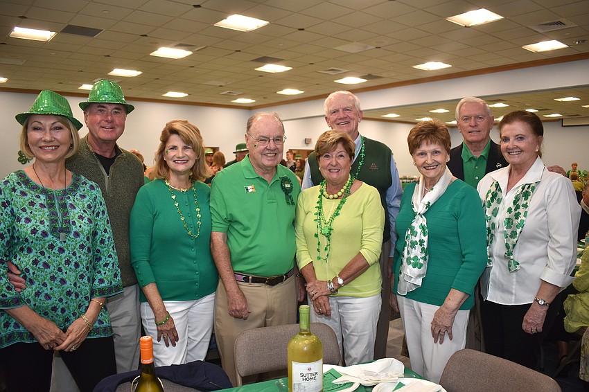 Kathie and Peter Viner, Julie and John Flaherty, Kathy and Ed Ryan, Marie Halpi and Bill and Maggie Urban