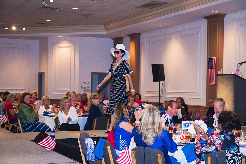 Dina Hobson models the first look from Anthropologie.