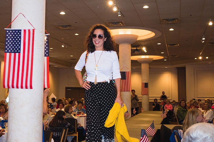 Nathasha Smith walks the runway.