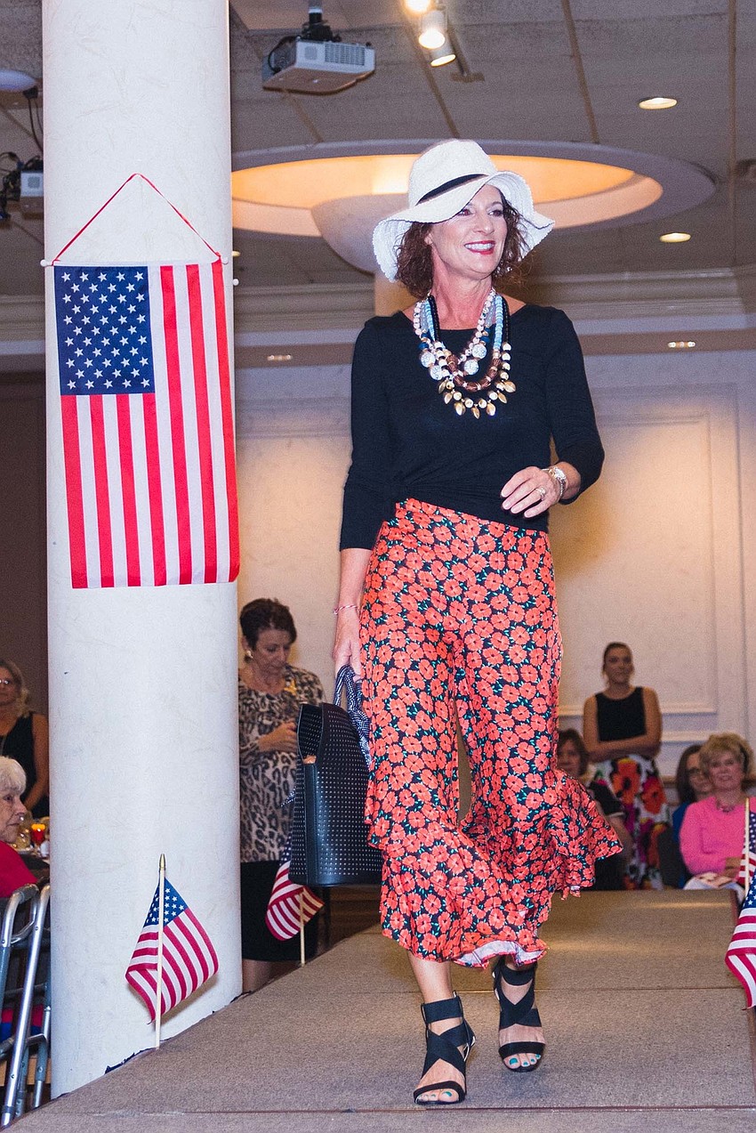 Ana Smith models a casual look.