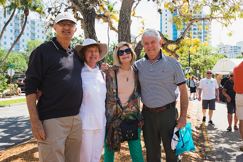 John Oakes, Maureen Hearock, Judy Oakes and Bink Hearock