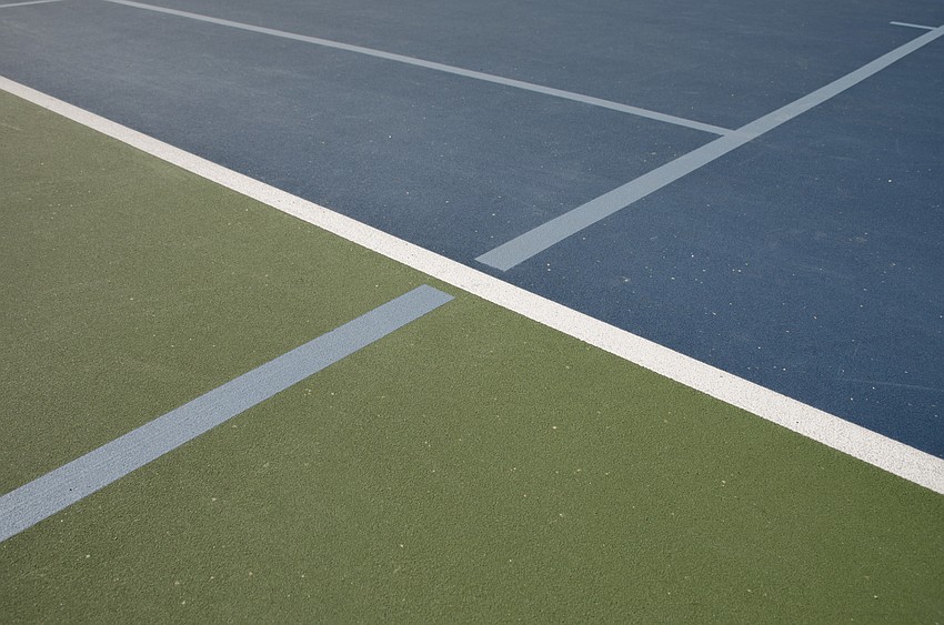 Town officials have reported no difficulty in managing the dual-use court at Bayfront Park.