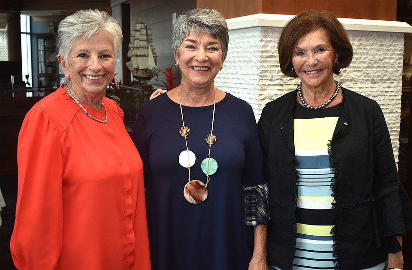 Event chairwomen Kathy Neudorfer, Mary Del Pup and Teri Scaring