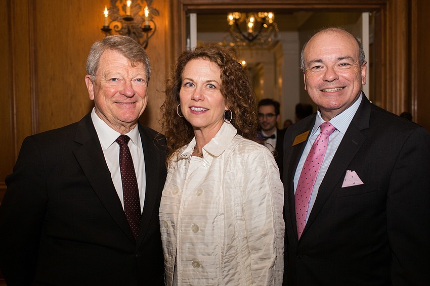 Patrick and Kim Nettles with Executive Director Richard Russell