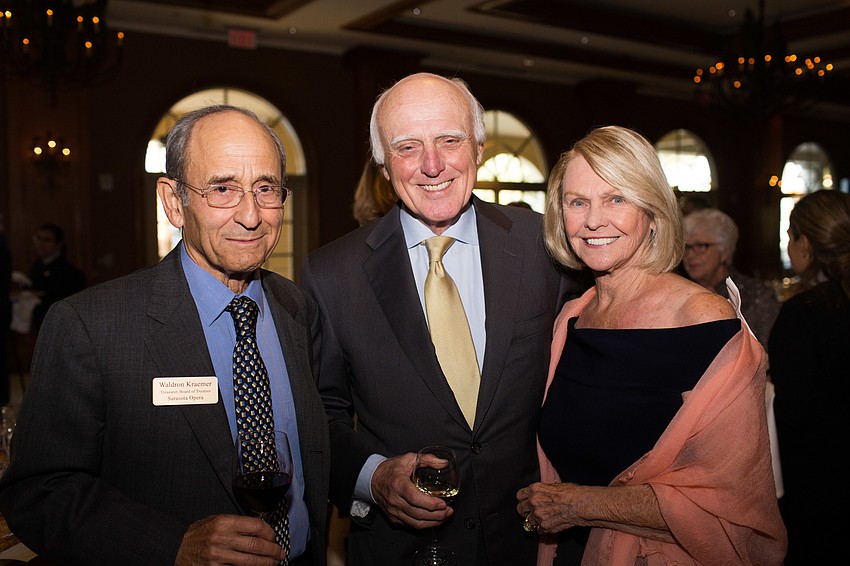 Waldron Kraemer with Larry and Carol English