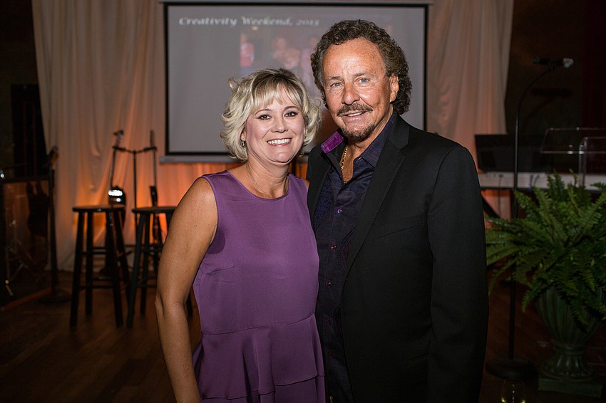 Managing Director Rebecca and Producing Artistic Director Richard Hopkins