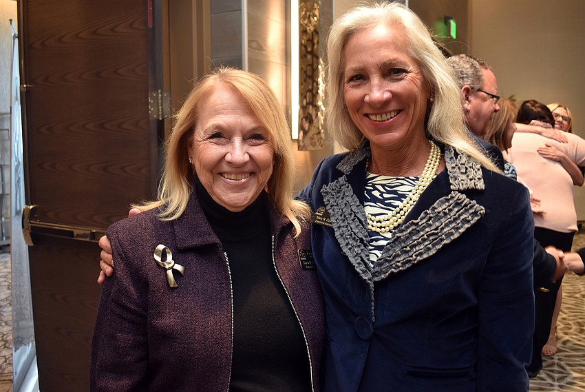 St. Armands Association Executive Director Diana Corrigan and Mary Czernyk