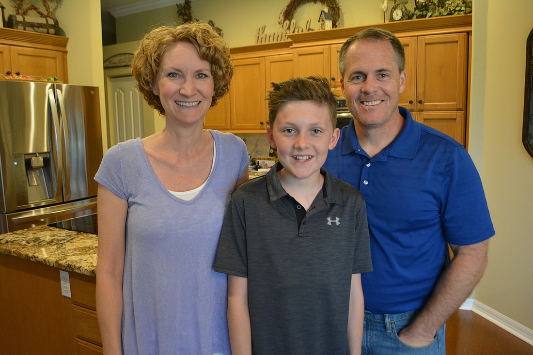 Beth, Carter and Kennon McCaa have made math a big part of their family life.
