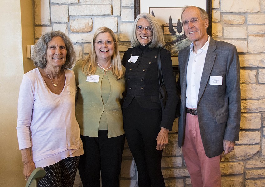 Jackie Potter and Ellen Greenberger with Lynn and William Cook