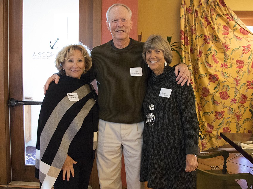 Debbie Leschot with Giles and Becky van der Bogert