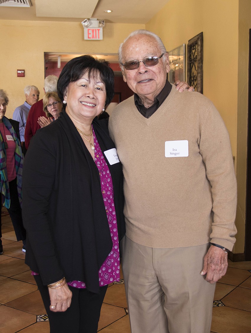 Tessie Jose and Dr. Ira Singer