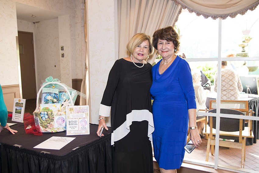 President of St. Michael's Women's Guild Linda Conway and event chairwoman Antonette Cunningham