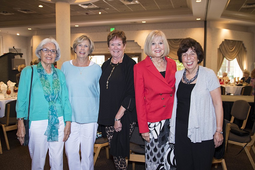 Marietta Favre, Paula Krambeer, Betsy Patterson, Bonita Kalupa and Lynne Miller