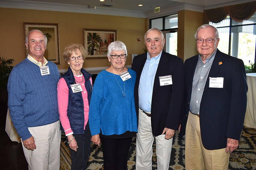 Gordon and Ann Willett, Bev and Tom Buckman and John Castell