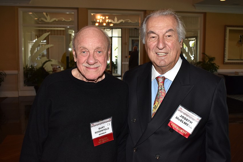 Burt Rosenfield and Republican Club of Longboat Key President Joe McElmeel
