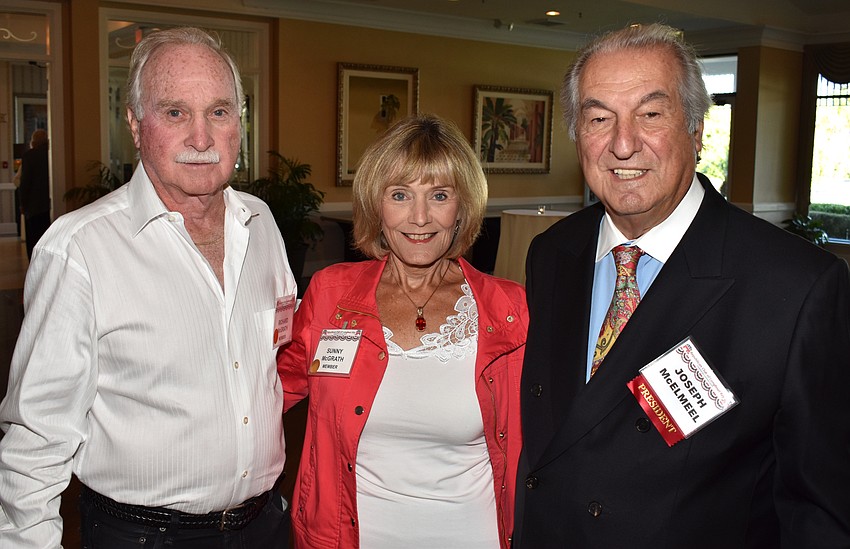 Richard and Sunny McGrath and Republican Club of Longboat Key President Joe McElmeel