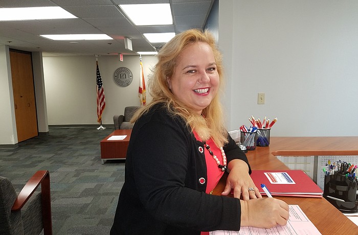 Ruta Jouniari filed her intent to run for the District 2 seat being vacated by Paul Caragiulo.