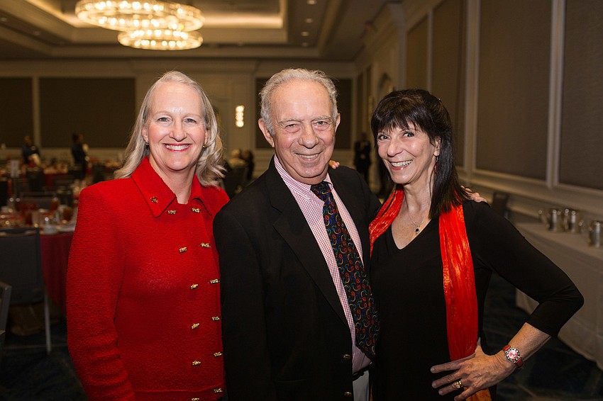Chairwoman Kim Cornetet with Honorees Howard J. Millman and Carolyn Michel