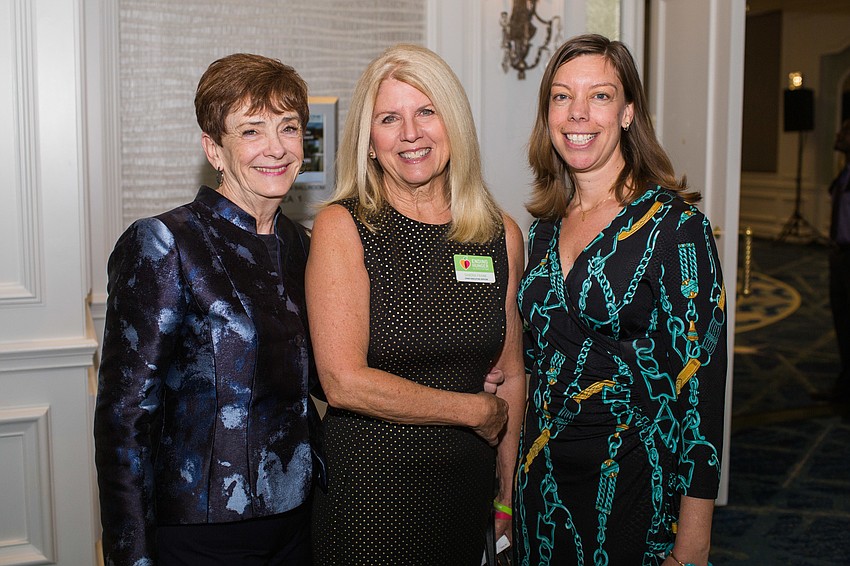 Linda Monda, Sandra Frank and Jennifer Johnston