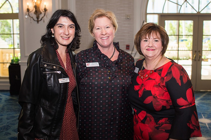 Hermione Gilpin, Angie Stringer and Morgan Gerhart