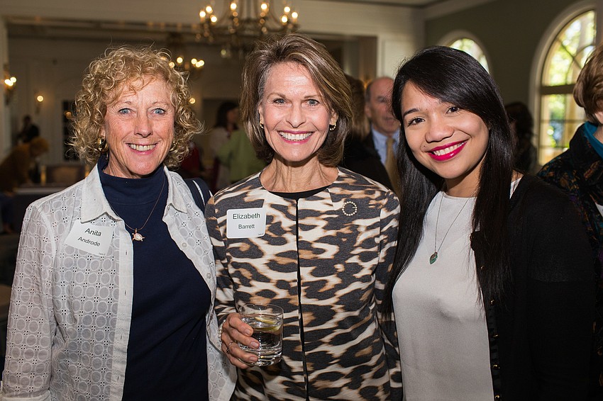 Anita Anrade, Elizabeth Barrett and Hazel Harun
