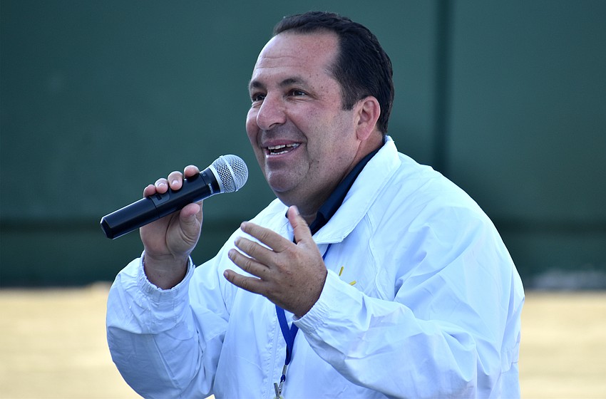 ITC Vice President of Development welcomes the crowd.