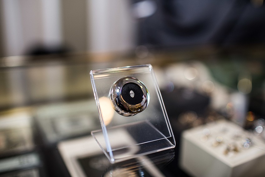 One winner was gifted with this diamond and a complementary setting by Estate Coin & Jewelry Galleria.