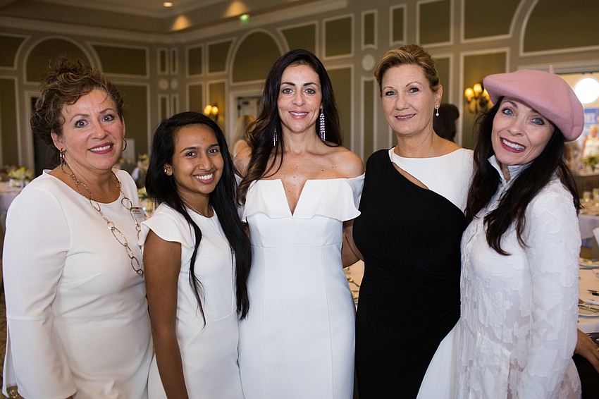 Angela Rose, Natasha Selvaraj, Charlotte Griffin, Pat Atchley and Sheri Wooford