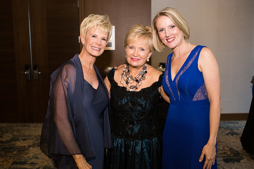 Co-Chairwoman Lynne Koy and Barbara Gardner with SPARCC President and CEO Jessica Hays